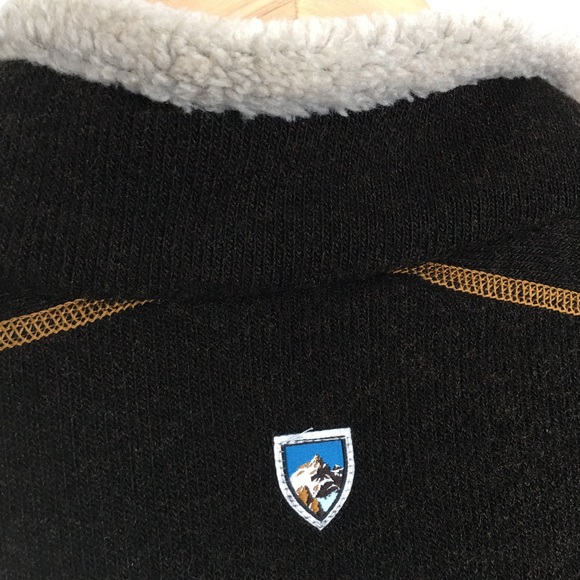 Kuhl Europa Quarter Zip Sweater Fleece Brown Men’s XXL - Picture 11 of 13